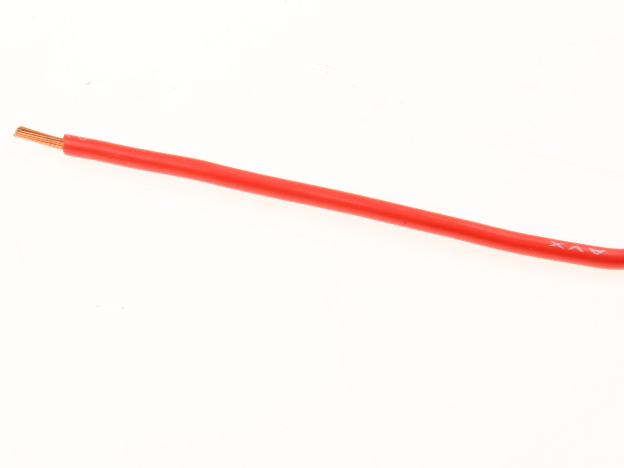 Red 26A automotive wire - Clique na Imagem para Fechar