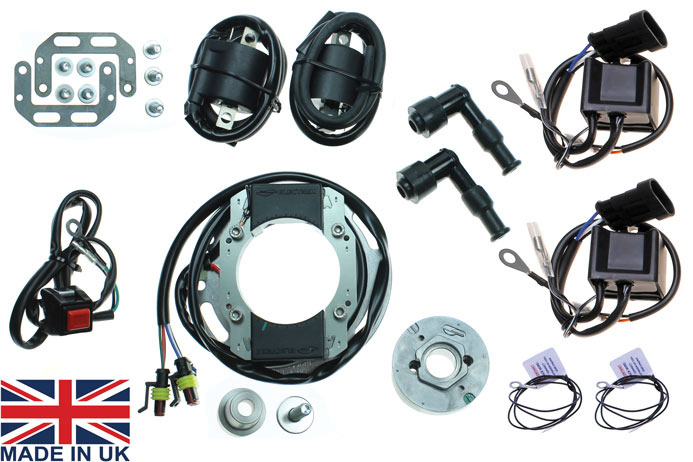 Stator Kit - STK-250 Suzuki GT250, T20, TR250, T500, T500R Race Ignition System - Clique na Imagem para Fechar
