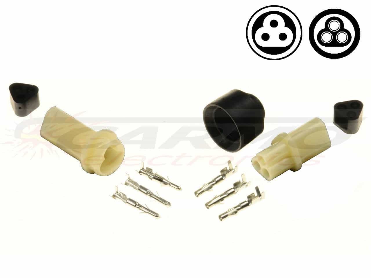 3 pin YPC Sealed connector set - off road bike connector - Clique na Imagem para Fechar