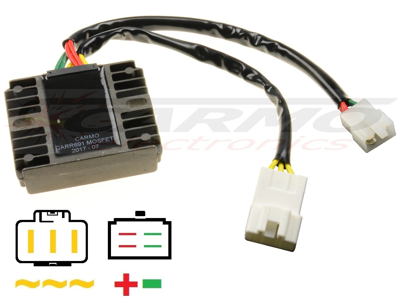 CARR694AP2 Aprilia Dorsoduro Shiver MOSFET Voltage regulator rectifier - Clique na Imagem para Fechar