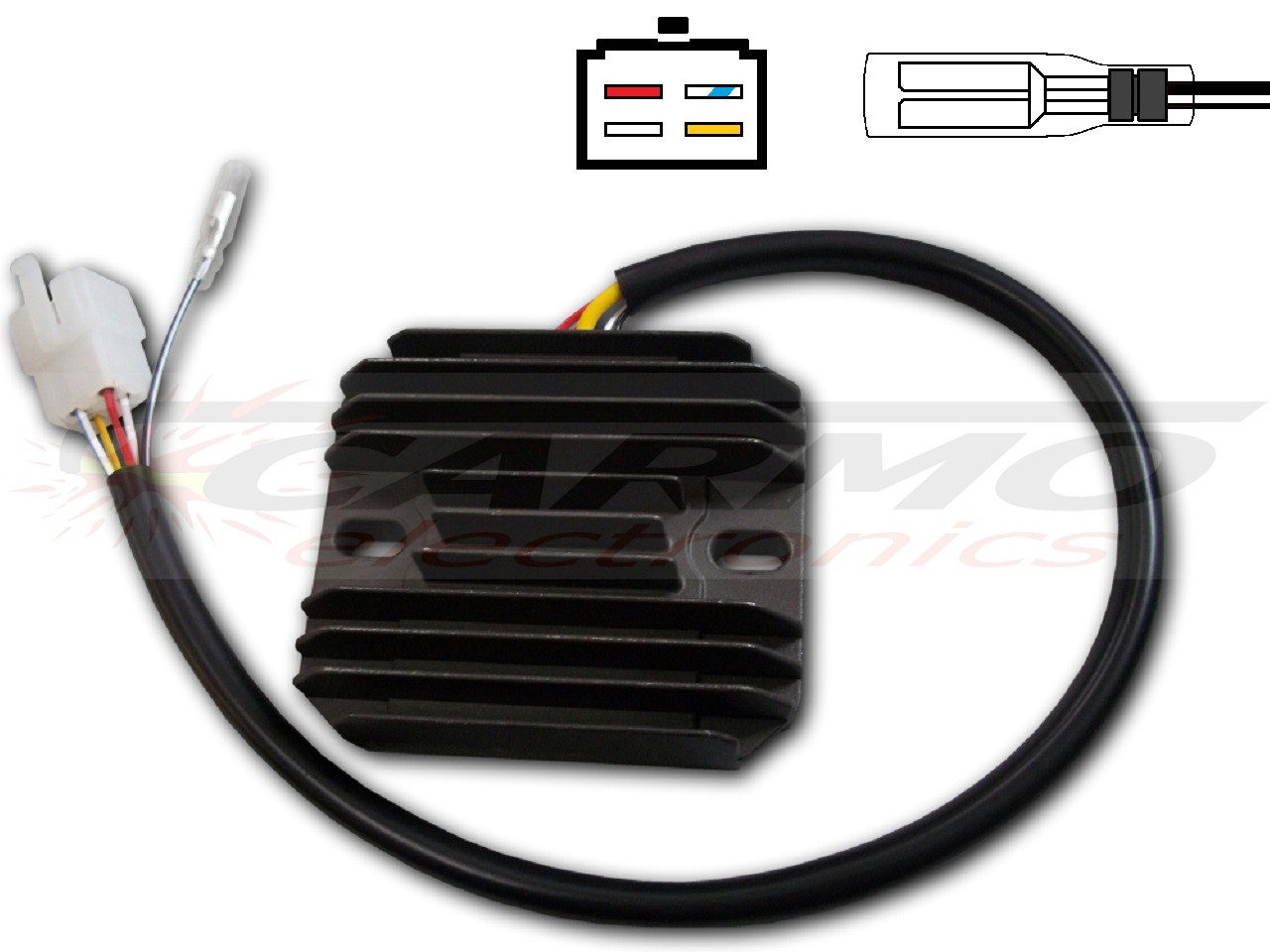 CARR111 - Suzuki MOSFET Voltage regulator rectifier (32800-24500 / 32800-24501 / 32800-43410) - Clique na Imagem para Fechar