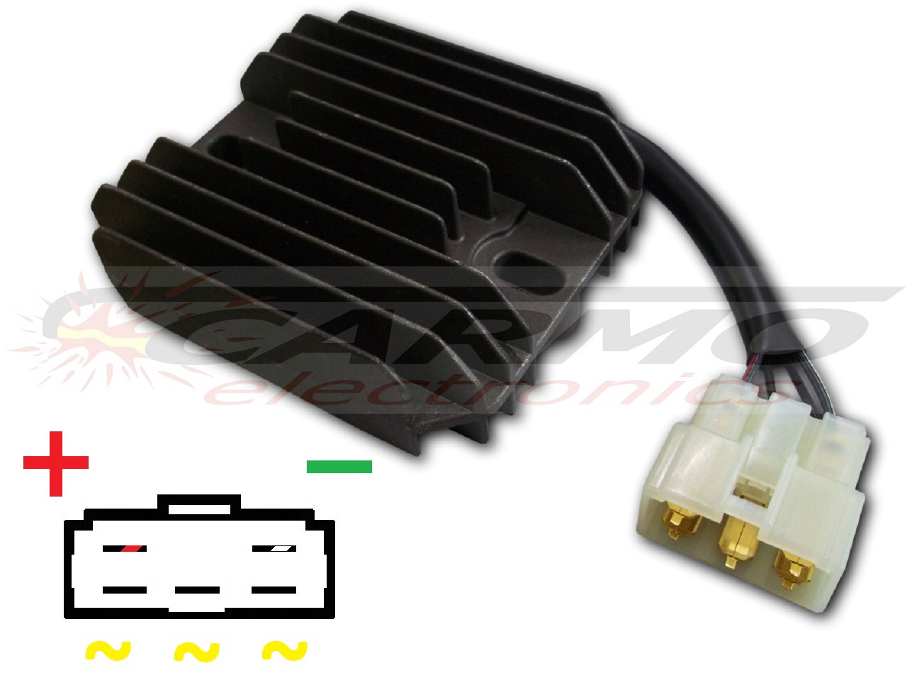 CARR201 - MOSFET Voltage regulator rectifier (SH535A-12, SH650-12, SH532-12) - Clique na Imagem para Fechar