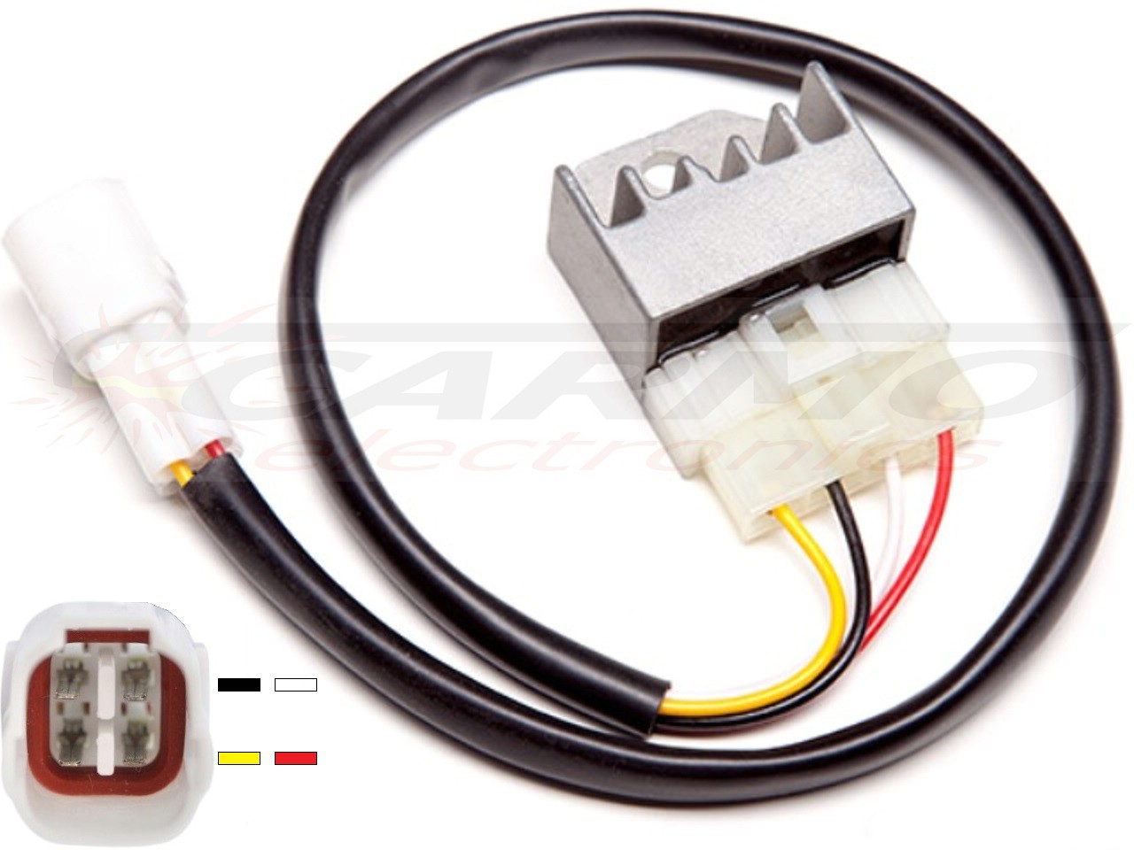 CARR2141 Yamaha YFZ450 Voltage regulator rectifier - Clique na Imagem para Fechar