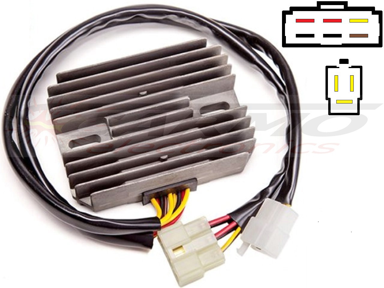 CARR3151 Kawasaki ZX12 ZZR1200 MOSFET Voltage regulator rectifier - Clique na Imagem para Fechar