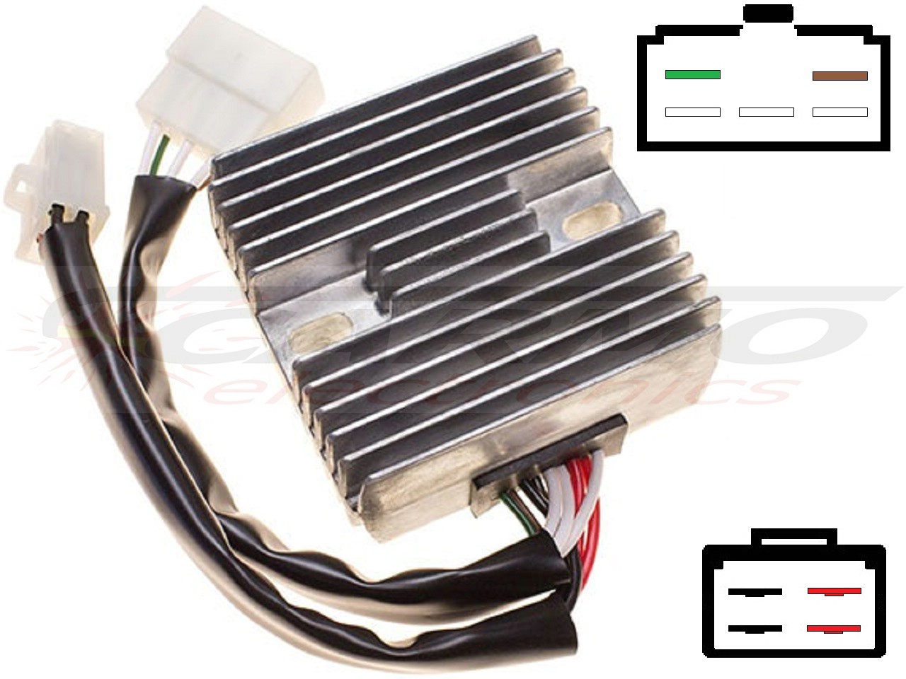 CARR411 - Yamaha XJ1100 MOSFET Voltage regulator rectifier 10M-A0 / SH252 - Clique na Imagem para Fechar