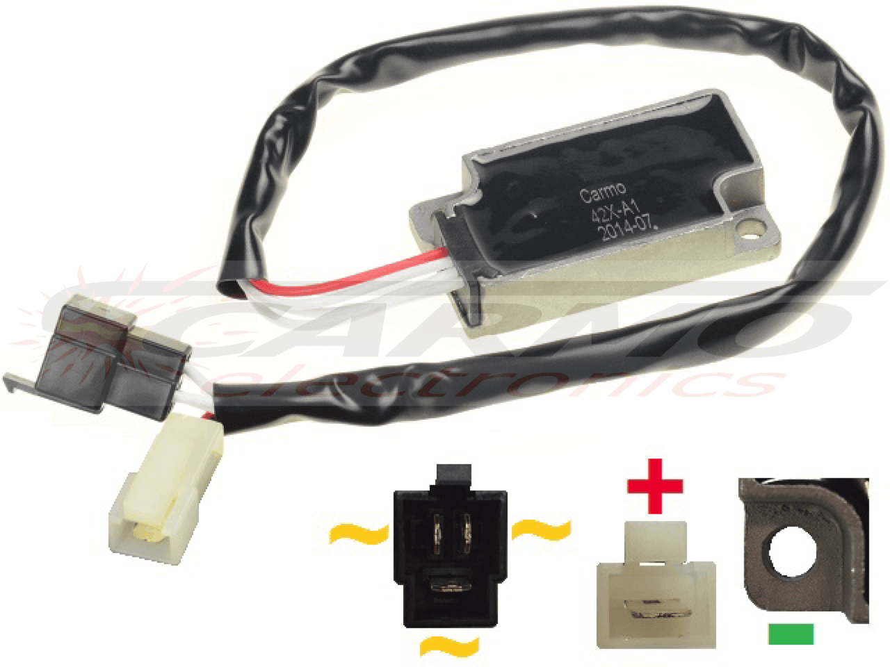 CARR482 - Yamaha XV Voltage regulator rectifier - Clique na Imagem para Fechar