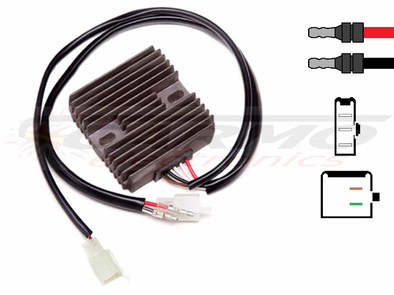 CARR491 - RD250 RD350 MOSFET Voltage regulator rectifier - Clique na Imagem para Fechar