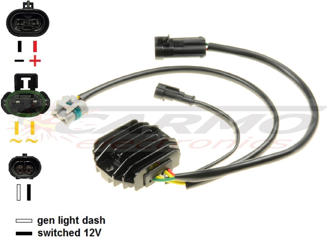 CARR504 - Ducati ST2 MOSFET Voltage regulator rectifier - Clique na Imagem para Fechar