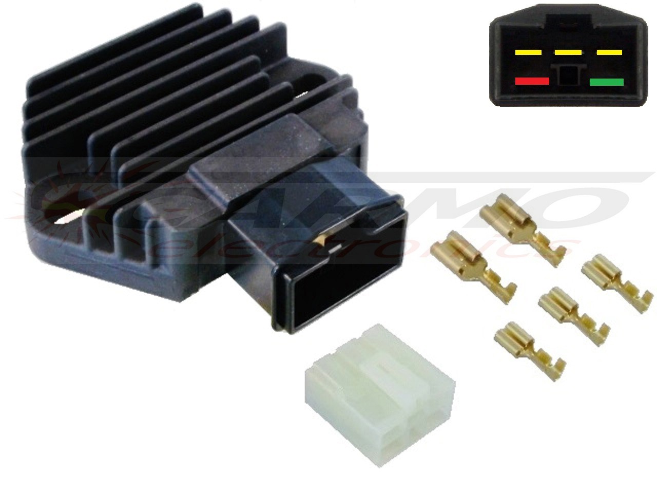 CARR581 + Contra Honda MOSFET Voltage regulator rectifier - Clique na Imagem para Fechar