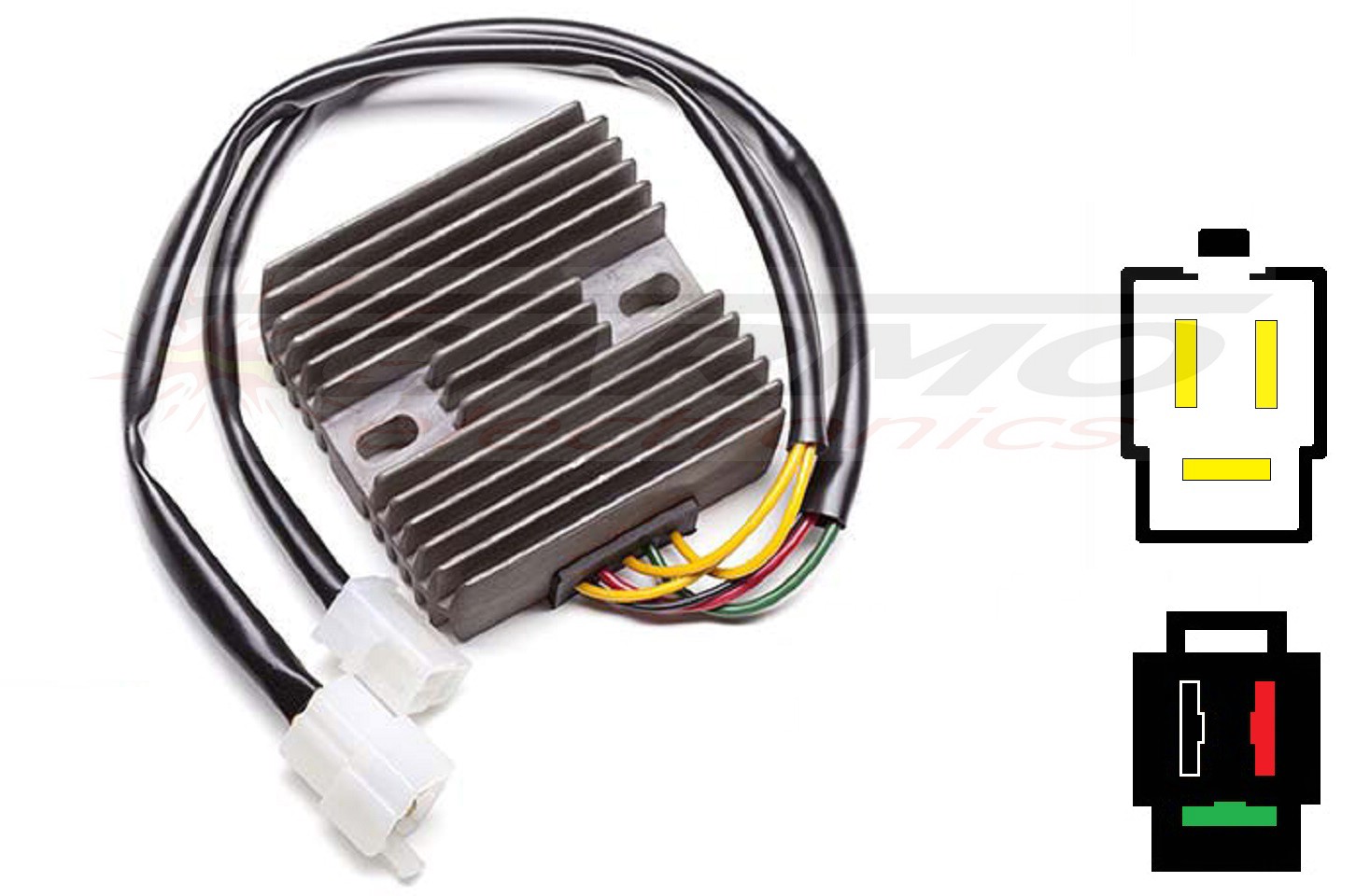 CARR661 - Honda SH532-12 SH590-12 MOSFET Voltage regulator rectifier - Clique na Imagem para Fechar