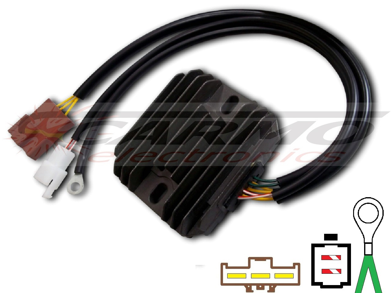 CARR694-KTM-LC 690 950 990 1190 MOSFET Voltage regulator rectifier - Clique na Imagem para Fechar