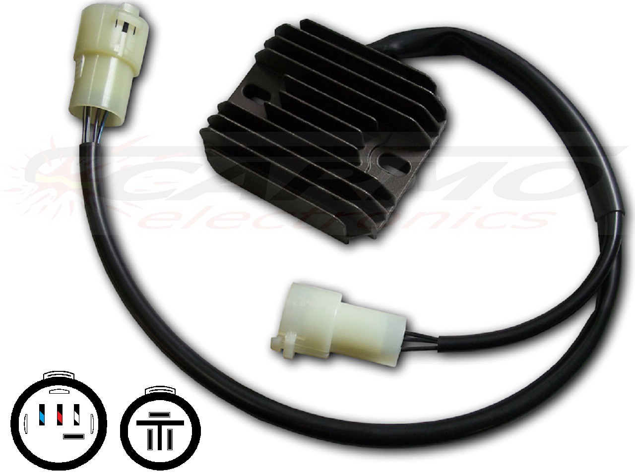 CARR694Ka - Kawasaki ZX600 ZX636 MOSFET Voltage regulator rectifier - Clique na Imagem para Fechar