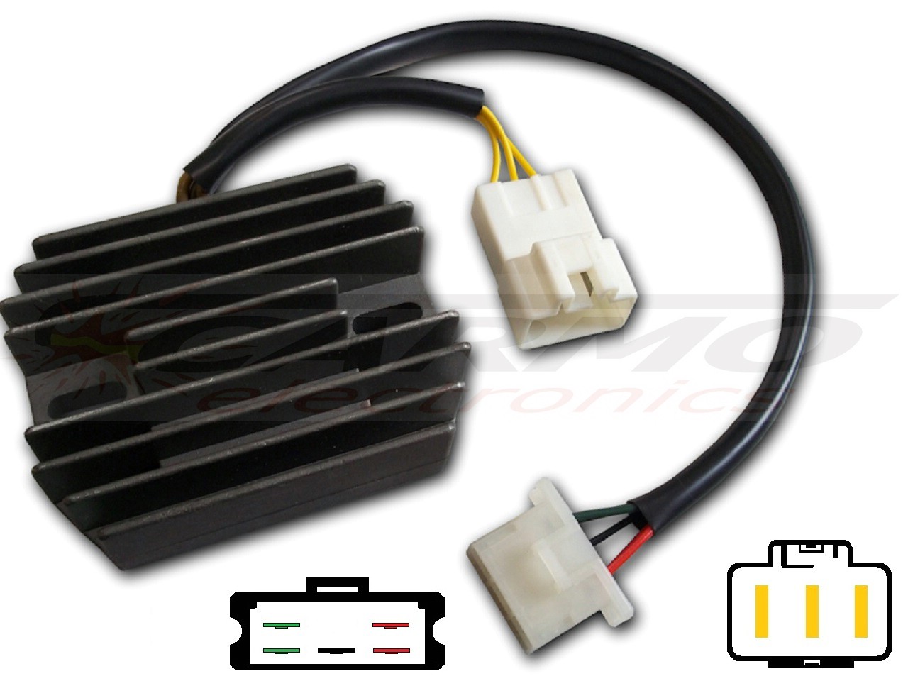 CARR694SW Honda Silverwing MOSFET Voltage regulator rectifier - Clique na Imagem para Fechar