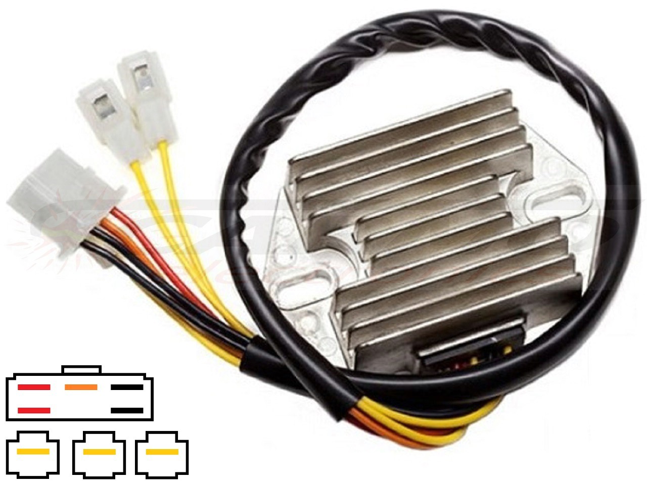 CARR751 Suzuki Intruder MOSFET Voltage regulator rectifier - Clique na Imagem para Fechar