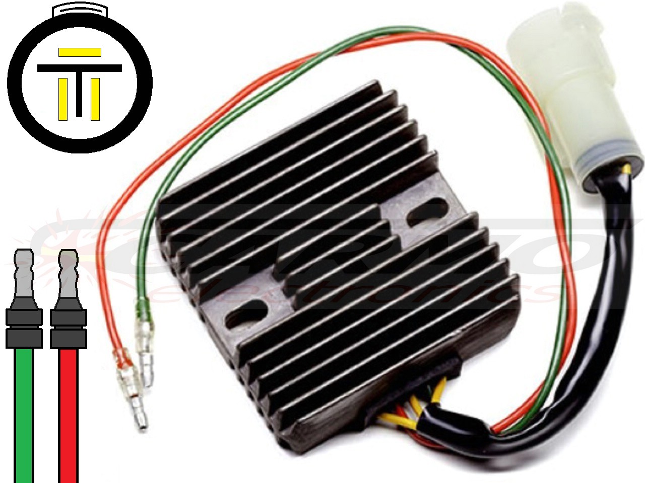 CARR941 Honda TRX300 MOSFET Voltage regulator rectifier - Clique na Imagem para Fechar