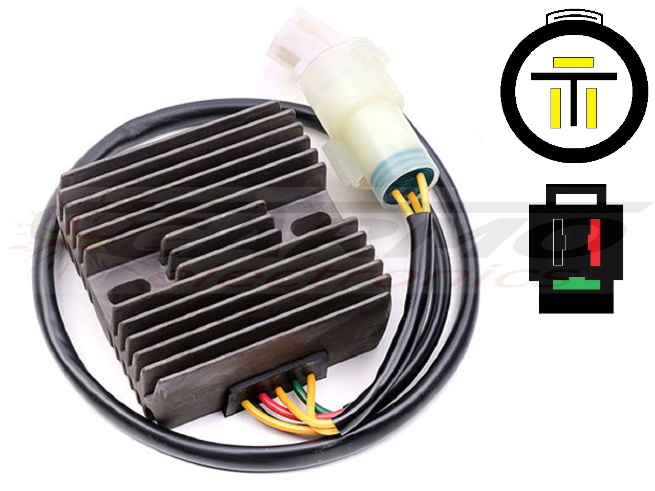 CARR951 Honda TRX300 MOSFET Voltage regulator rectifier - Clique na Imagem para Fechar