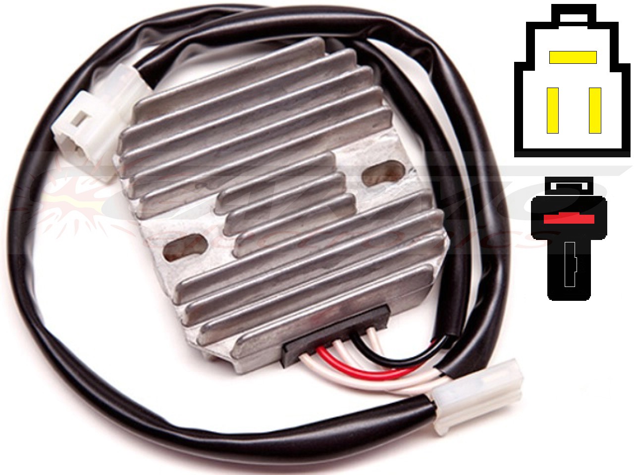 CARR961 Kawasaki KLX250 KLX300 MOSFET Voltage regulator rectifier - Clique na Imagem para Fechar