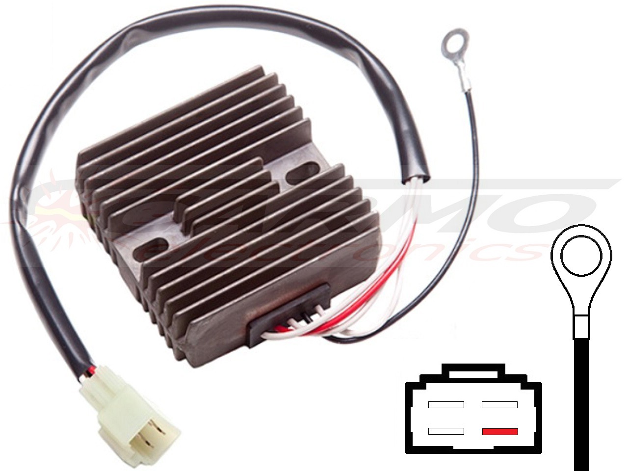 CARR981 Yamaha MOSFET Voltage regulator rectifier - Clique na Imagem para Fechar