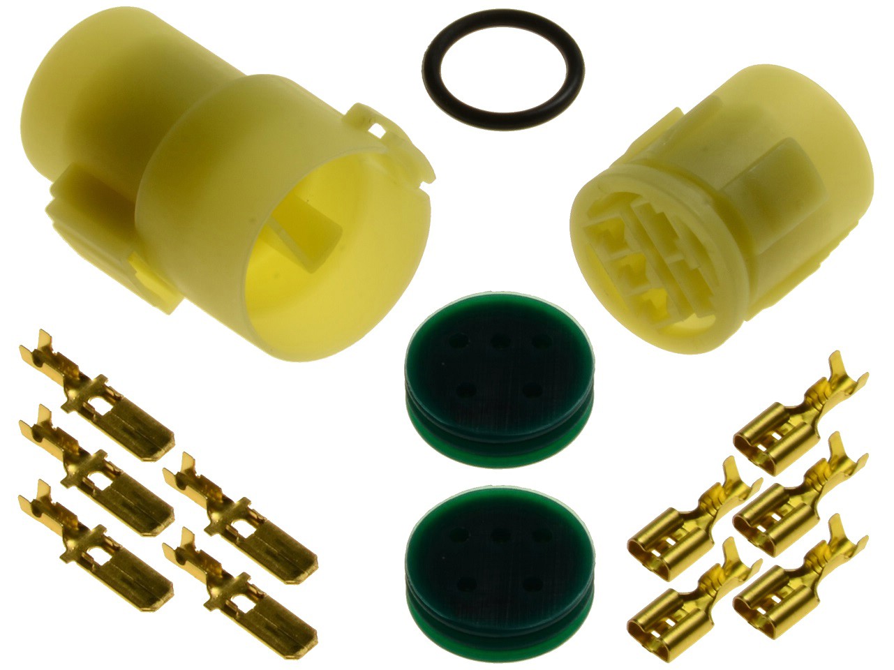 CKK7053F - Motorbike connector plug set waterproof (round 5 pole) - Clique na Imagem para Fechar