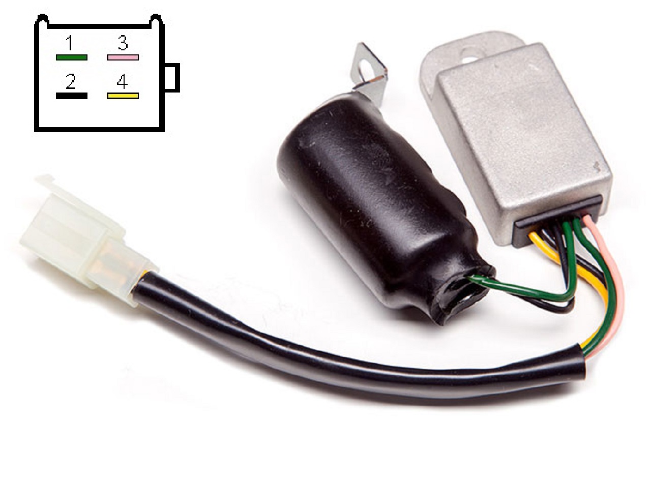CARR1671 Honda XR Voltage regulator rectifier - Clique na Imagem para Fechar