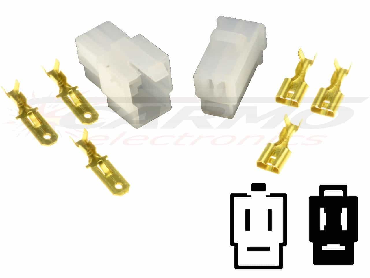 Bike stator connector plug set - Clique na Imagem para Fechar