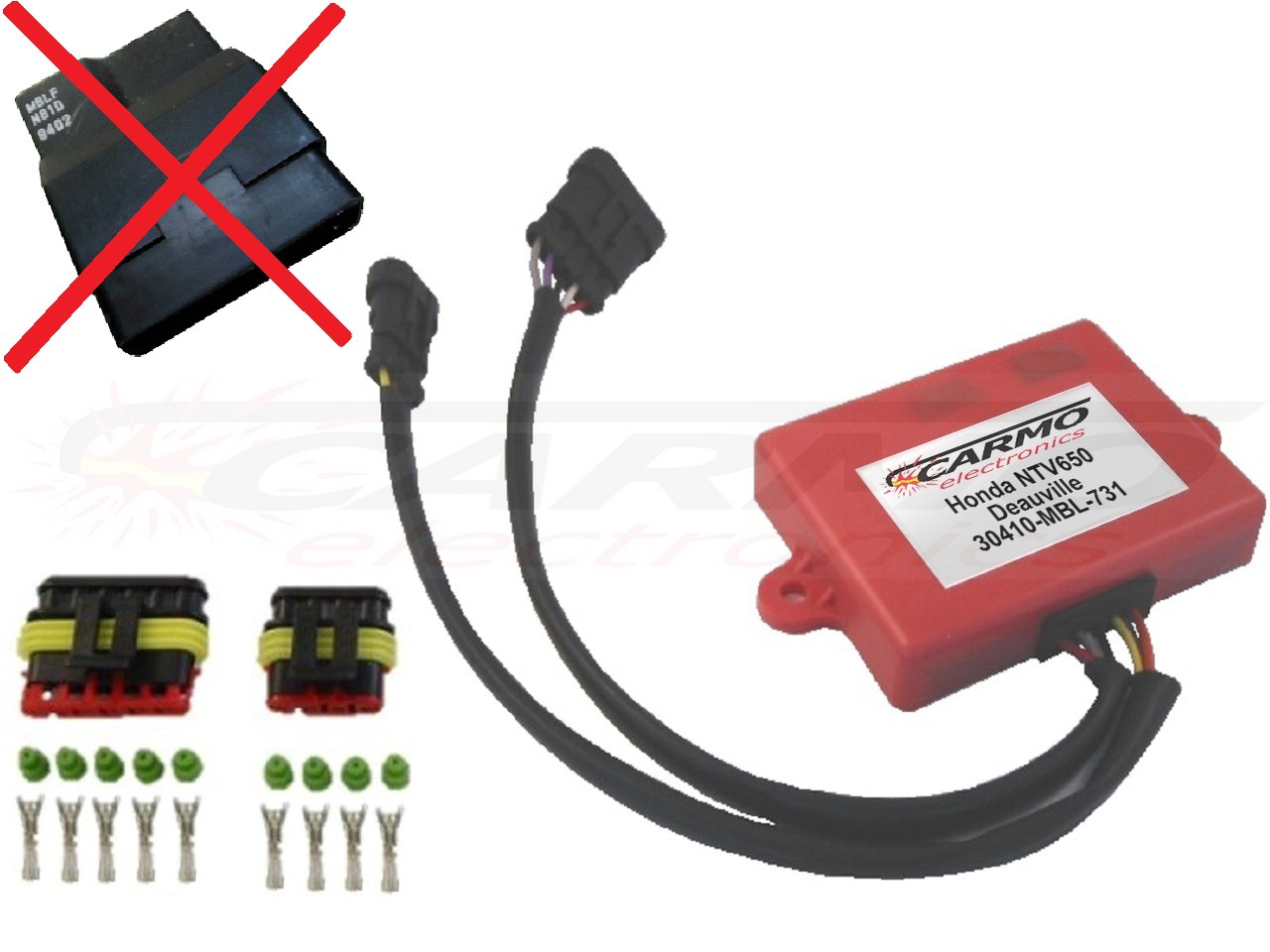 Honda NTV650 Deauville módulo de ignição igniter CDI TCI Box (30410-MBL-731, MBLF, N81D, MBLJ, M81F) - Clique na Imagem para Fechar