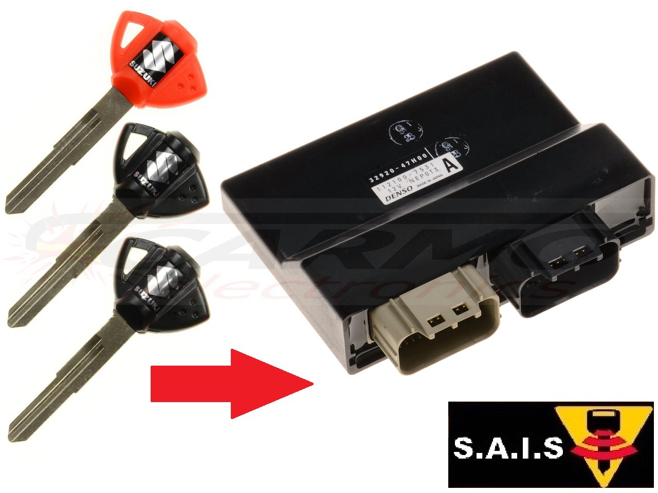 Suzuki 3x SAIS SAIS Programação de chave → Moto ECU - Clique na Imagem para Fechar