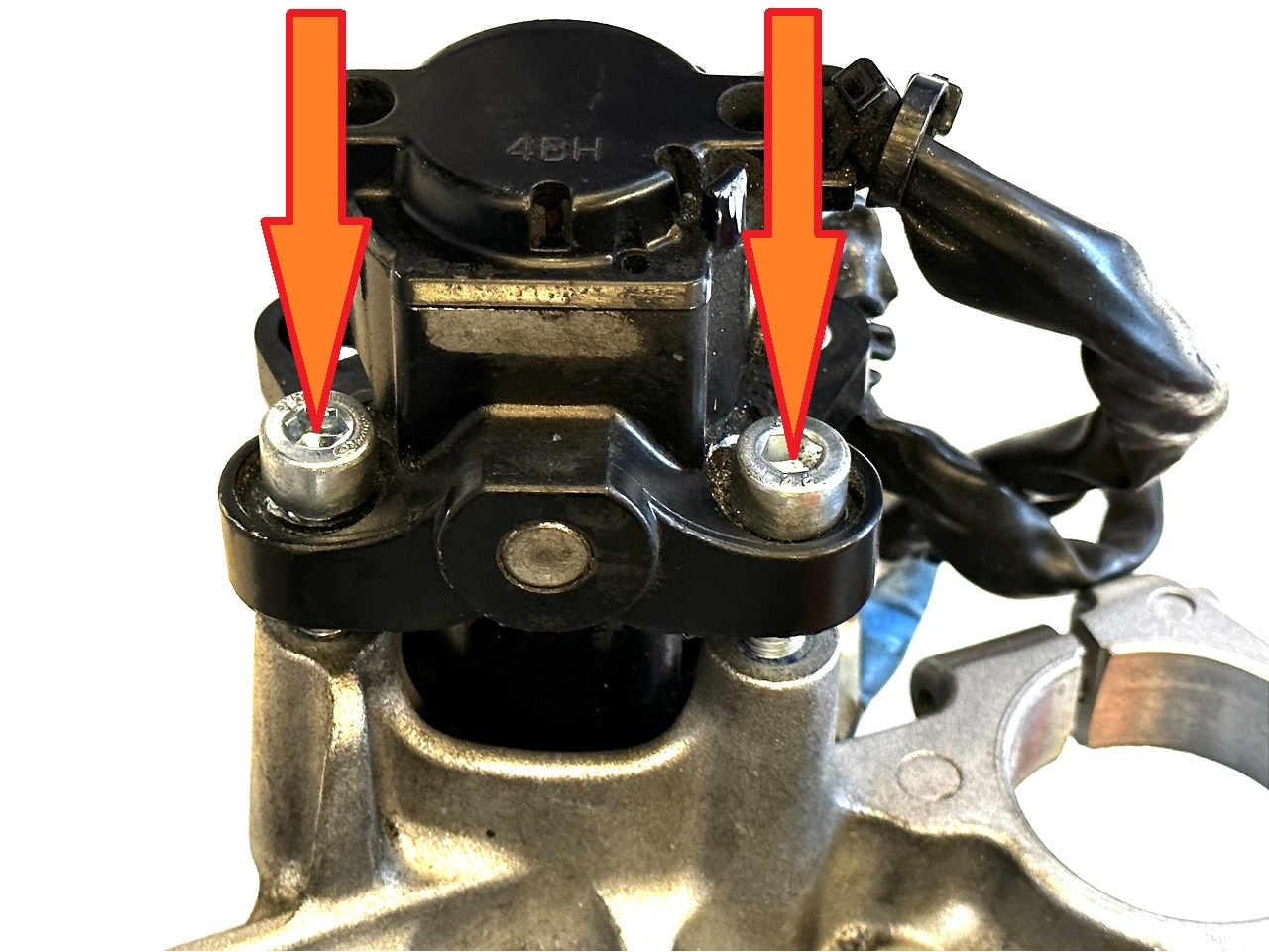 Parafusos de cisalhamento do imobilizador de motocicleta Yamaha / serviço de remoção de parafusos de encaixe + parafusos novos - Clique na Imagem para Fechar