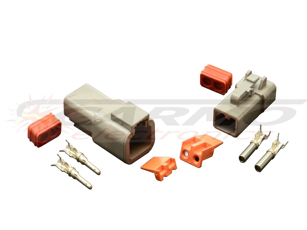 2 pole superseal connector Amphenol - Deutsch DTP06-2S DTP04-2P - Clique na Imagem para Fechar