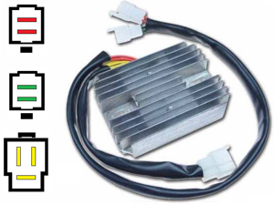 CARR121 - Honda VT MOSFET Voltage regulator rectifier (SH541A-12, SH541G-11, SH541KC, Shindengen)