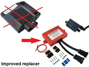 KTM 250 SXF EXC SX Unidade CDI ECU Ignição (CU7504, CU7527, CU7529)