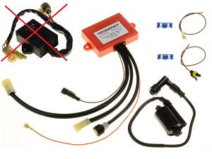 Módulo de Ignição Igniter CDI TCI Box conjunto para Yamaha YFM350 Big-Bear Moto4 (1YW-20)